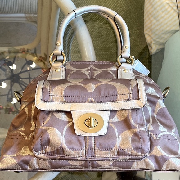 Coach Handbags - Coach purse- gold tone